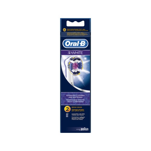 Oral B Heads 3d White 2s
