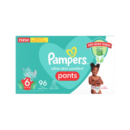 pampers active pants mega box size 6 -96