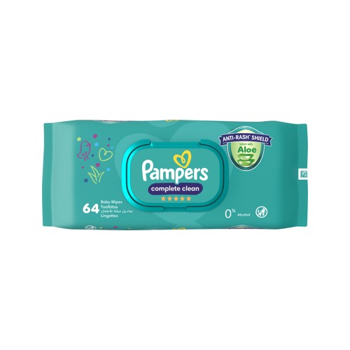 pampers baby wipes fresh 1s - 1x64