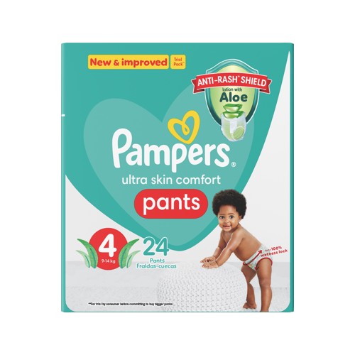 pampers pants size 4 carry pack