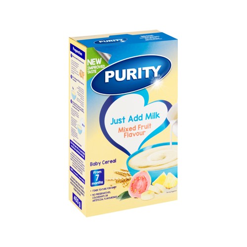Purity 2 Cereal Mixd Fruit 450g