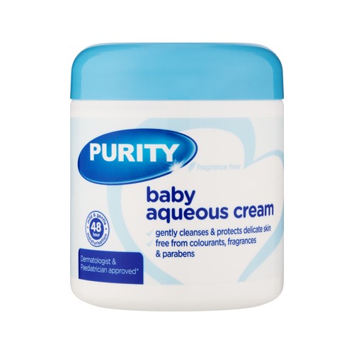 purity baby aqueous cream fragrance free 450ml