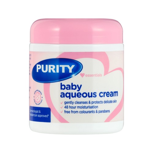 purity & elizabeth annes aqueous cream 450ml essentials bab