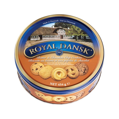 Royal Dansk Butter Andd Chocolate Chip Biscuits 454g