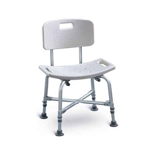 Shower Bench with Back Rest Heavy Duty