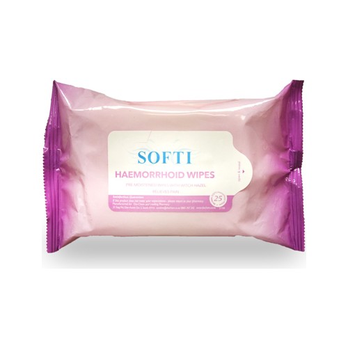 Softi Haemrrhoid Wipes 25 pack