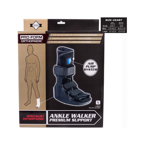 Sportmate Support Premium Ankle Walker with Air Pump Small