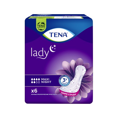 tena lady pads maxi night 6s