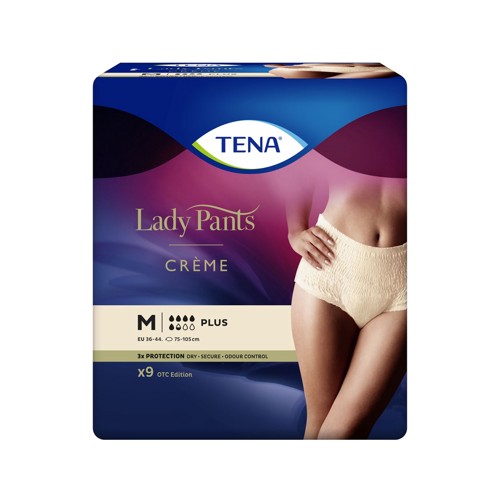tena lady pants plus creme medium