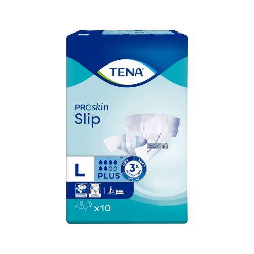 tena slip pro plus 10s large