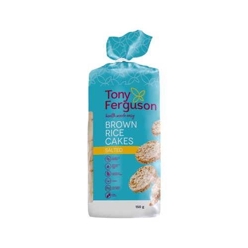 Tony Ferguson Rice Cakes Brown 150g