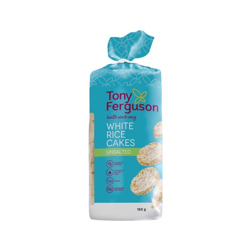 Tony Ferguson Rice Cakes White 150g