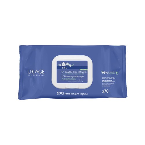 Uriage Bebe 1st Cleansing Water Wipes X70