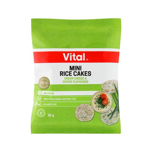 Vital Mini Rice Cakes 30g Cream Cheese