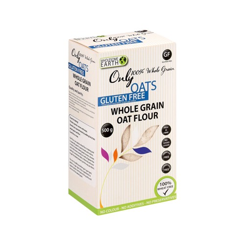 Wholesome Earth Gluten Free Whole Grain Oat Flour 500g