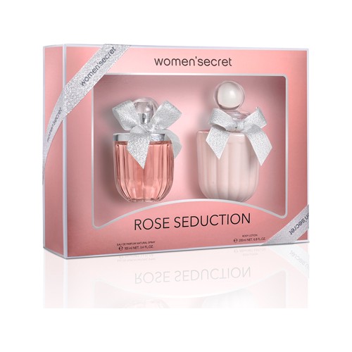 Women Secret Rose Seduction Gift Set Edp 100ml Body Lotion 200ml