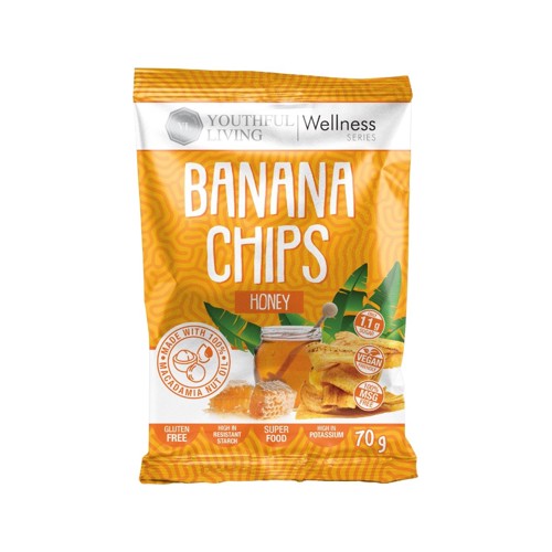 Youthful Living Banana Chips 70g