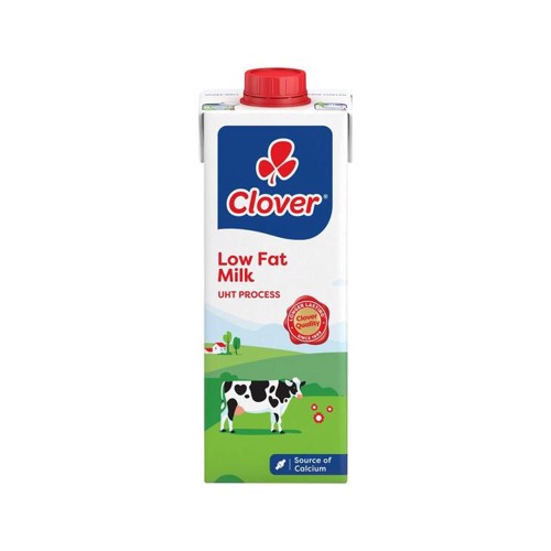Clover Low Fat Uht Long Life Milk 1 l
