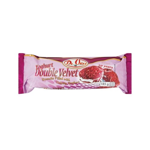 De Vries Double Velvet Biscuits Yoghurt 185 g