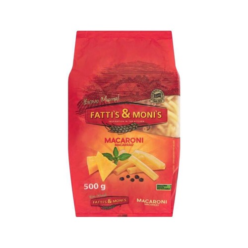 Fattis&monis Pasta Macaron Plain Macaroni 500 g