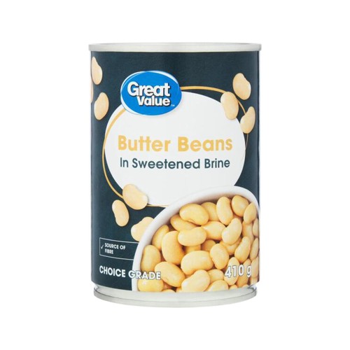 Great Value Butter Beans in Brine Butbeans