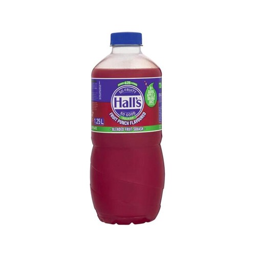 Halls Juice Concentrate Fruit Punch 1.25 l
