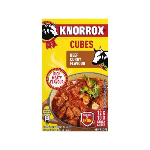 Knorrox Cubes Beef Curry 120 g