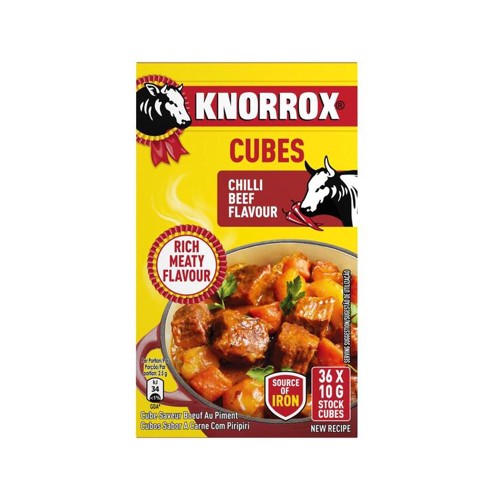 Knorrox Cubes Chilli Beef 360 g