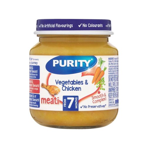 Purity 2nd Foods Chicken & Vegetables 125 ml