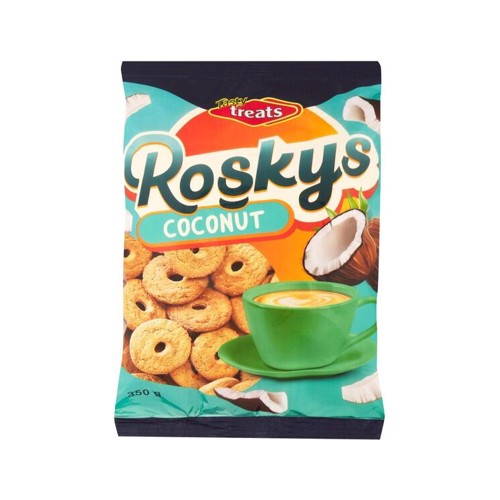 Tasty Treats Roskys Biscuits Coconut 350 g