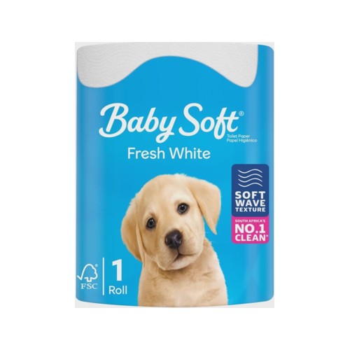 Baby Soft 1 Ply Toilet Paper Roll