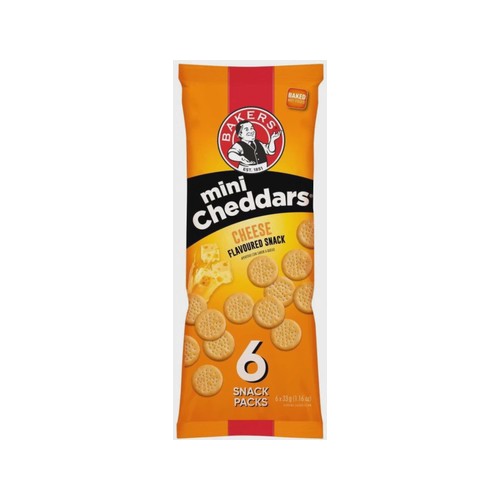 bakers mini cheddars cheese flavoured cheeselets