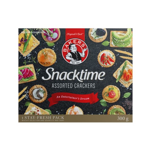 Bakers Snacktime Crackers Assorted Biscuit