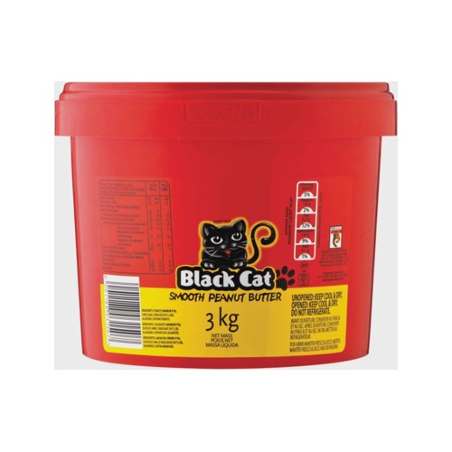 Black Cat Smooth Peanut Butter 3 kg