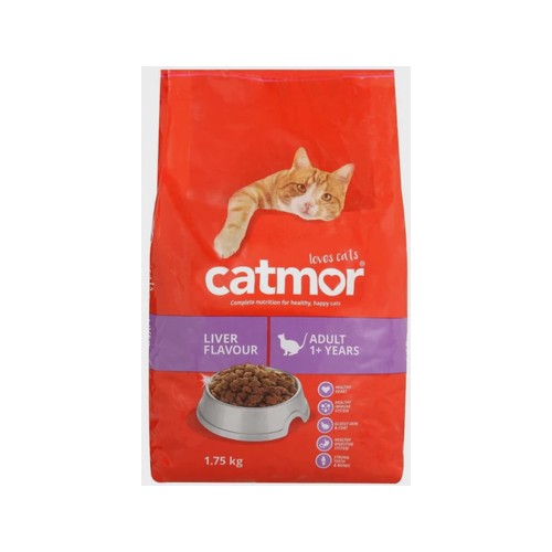 Catmor Liver Flavour Liver 1.75 kg Dry Adult Cat Food