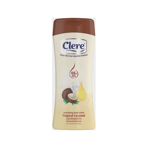 Clere Tropical Coconut Nourishing Body Lotion