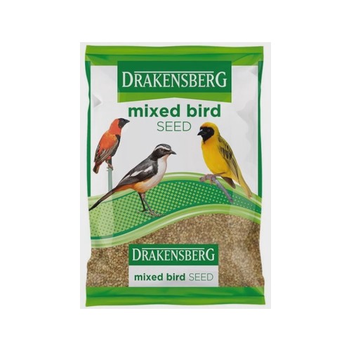 drakensburg green bag seed bird mixed 2kg 2 x 2 kg dry