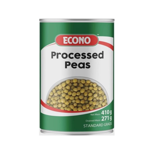 Econo Processed Peas Vegetables