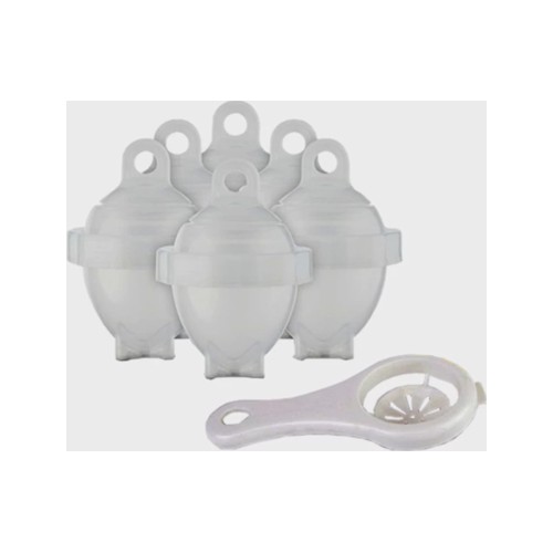 Eggies 1 Plastic Silicon Pods Egg Poacher