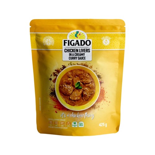 Figado Chicken Livers in a Creamy Curry Sauce 425 g