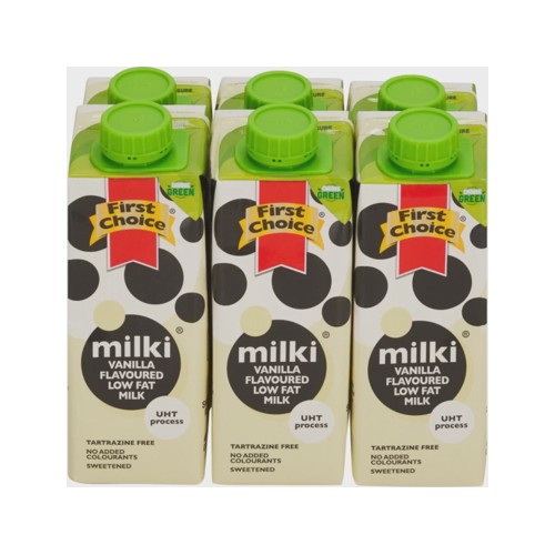 First Choice Milki Vanillla Low Fat Milk Vanilla Flavo