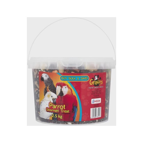 grants gourmet bucket parrot tropical fruit 25 kg dry