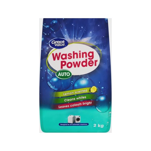 Great Value Auto Washing Washing Powder 2 kg