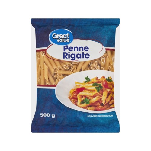 Great Value Elbow Penne Rigate Regular Pasta