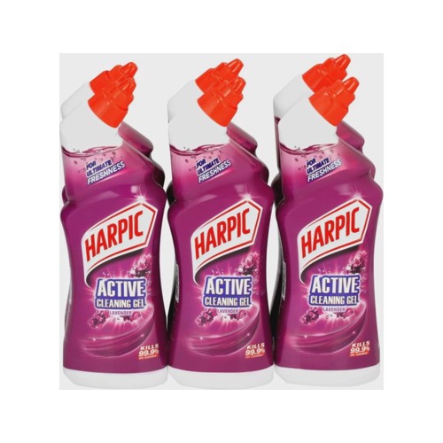 Harpic Active Cleaning Lavender Gel Toilet Cleaner