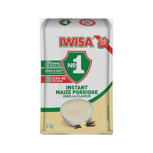 Iwisa Instant Maize Vanilla Flavour Pouch
