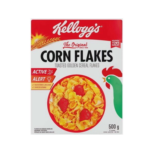 kelloggs corn flakes box