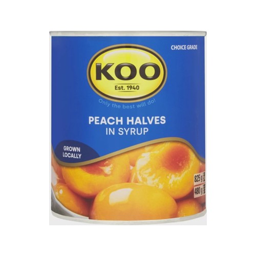 Koo Peach Halves in Syrup Fruits
