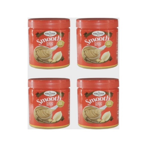 La Italiana Smooth Peanut Butter Plastic Bottle Organic