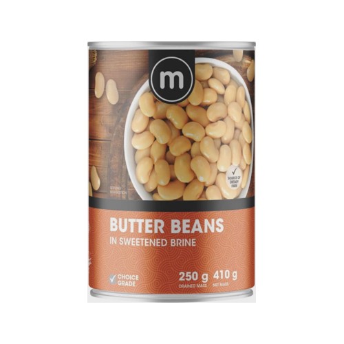 M Butter in Sweetened Brine Beans